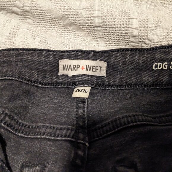Warp + Weft High Waist CDG Black Jean (sz 29) - Picture 5 of 5